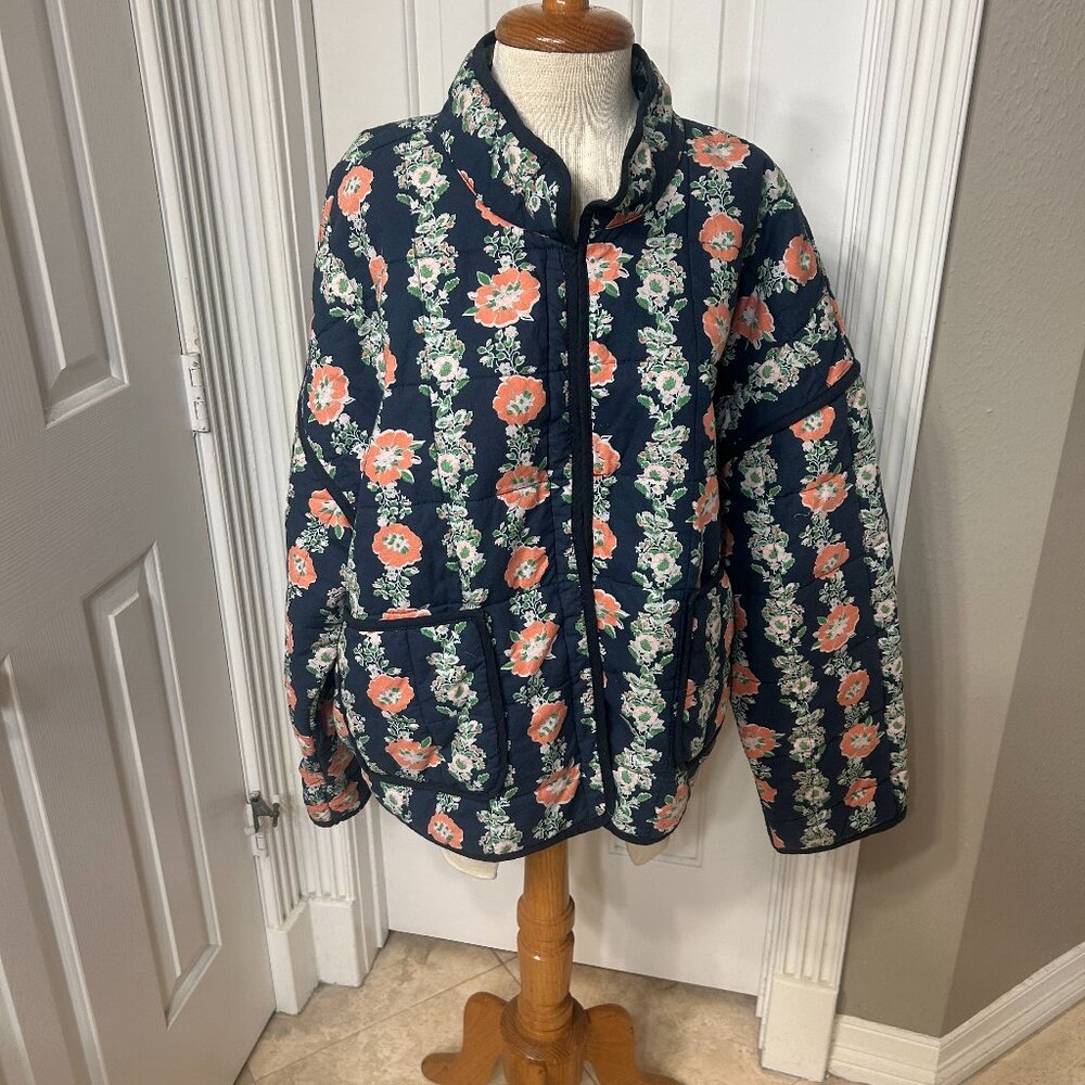 Free People Chloe Quilted Jacket Size Large
